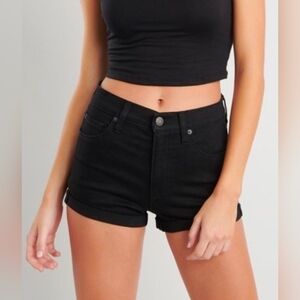 GARAGE Retro HIGH WAIST SHORT BLACK W15 L11